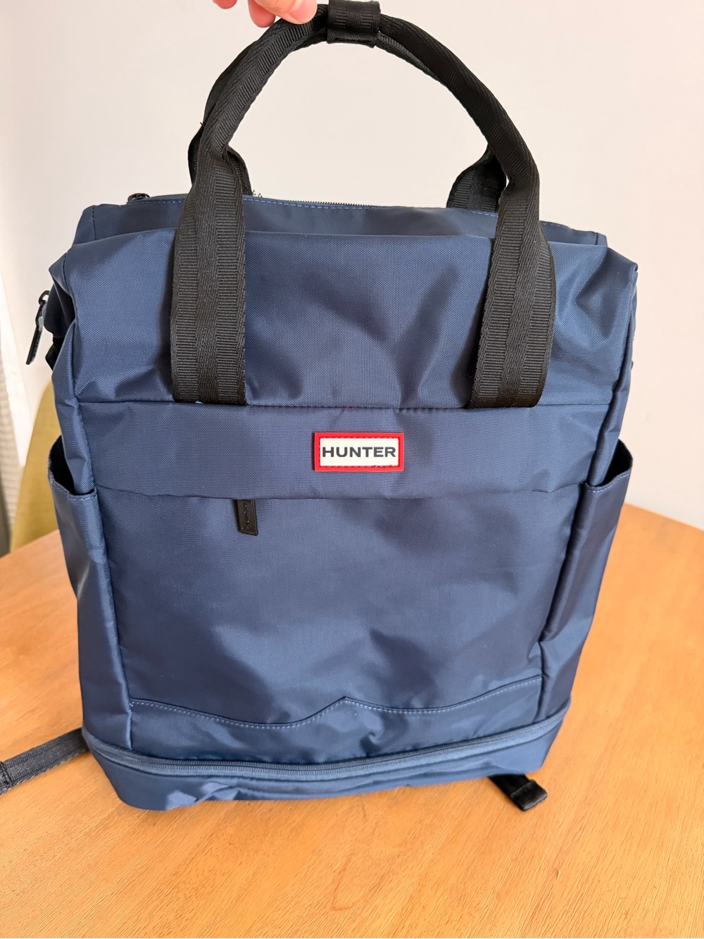 Hunter Urban Navy Packable Men's Water Resistant travel Work Laptop Backpack
